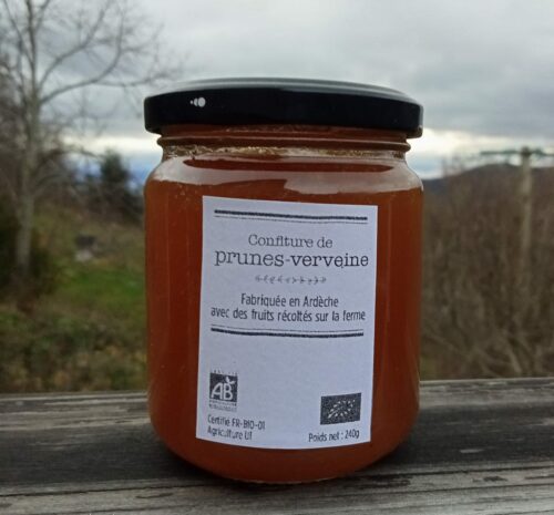 Confiture Prune-verveine
